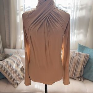Elegant Beige Women's Top